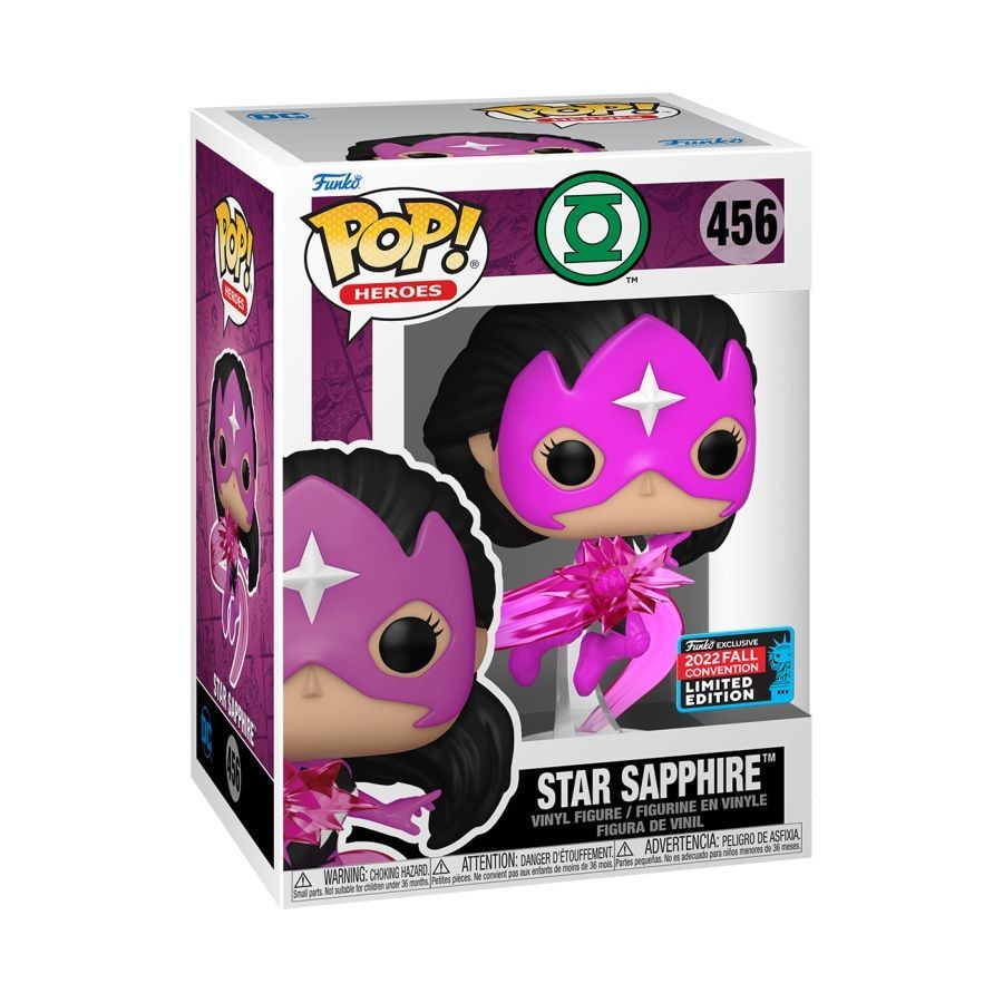 DC Heroes Green Lantern - Star Sapphire NYCC 2022 Funko Pop! Vinyl Figure #456