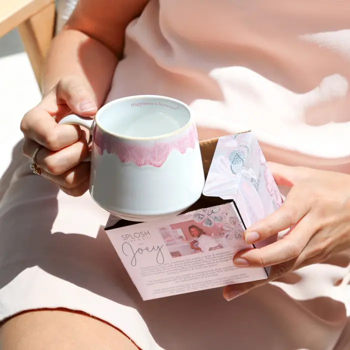 Love, Vera Pink Dip Mug