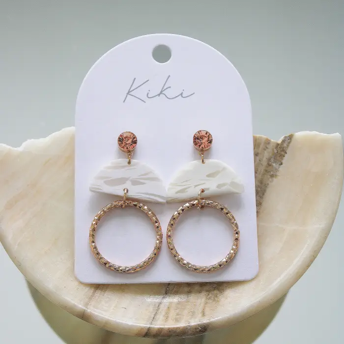 KiKi Half Moon Hoop Earrings