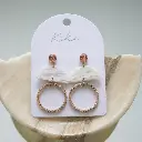 KiKi Half Moon Hoop Earrings