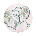 Love, Vera Monstera Ceramic Coaster