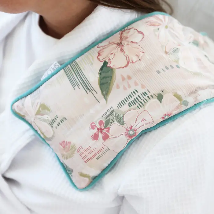 Love, Vera Painted Floral Heat Pillow