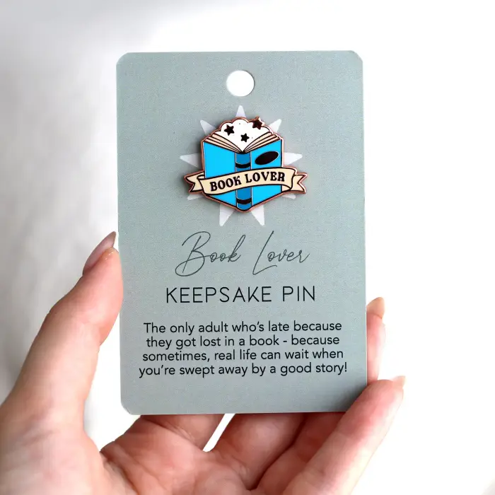  Book Lover Keepsake Pin