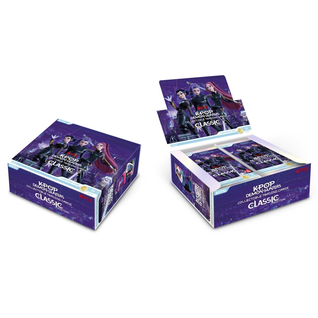 Kayou KPop Demon Hunters Collectible Trading Cards - Classic Edition Series 1 Sealed Booster Box (20 packs)