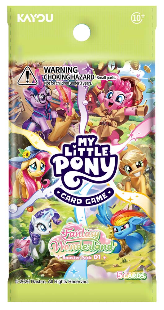 Kayou My Little Pony Trading Card Game: Fantasy Wonderland Series 1 Sealed Booster Box (x20 packs)