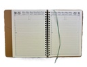 2027 Diary A4 Day-To-A-Page (DTP) Spiral Olive Green