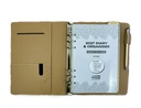 2027 Diary A5 Week-To-View (WTV) Slim Spiral Organiser with Pen - Olive Green