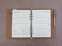 2027 Diary A5 Week-To-View (WTV) Slim Spiral Organiser with Pen - Olive Green