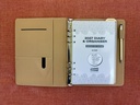 2027 Diary A5 Week-To-View (WTV) Slim Spiral Organiser with Pen - Stormy Blue