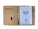 2027 Diary A5 Week-To-View (WTV) Slim Spiral Organiser with Pen - Croc Tan