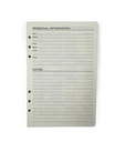2027 Diary and Organiser A5 Day-To-A-Page (DTP) Refill
