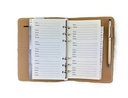 2027 Diary B6 Week-To-View (WTV) Slim Spiral Organiser with Pen - Raspberry