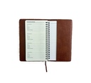 2027 Diary Week-To-View (WTV) Slim Spiral - Croc Tan
