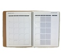 2027 Diary A4 Week-To-View (WTV) Chocolate