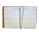 2027 Diary A4 Week-To-View (WTV) Chocolate