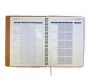 2027 Diary A4 Week-To-View (WTV) Stormy Blue