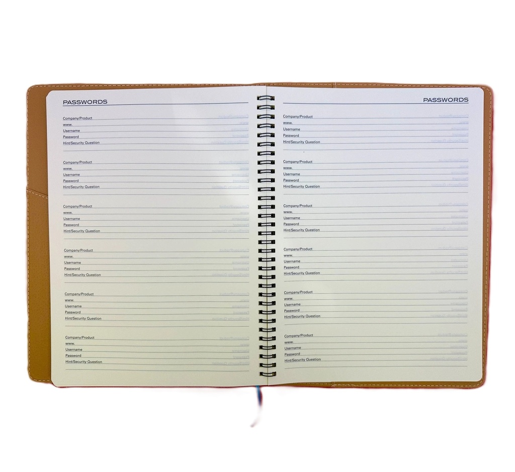 2027 Diary A4 Week-To-View (WTV) Stormy Blue