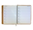2027 Diary A4 Week-To-View (WTV) Olive