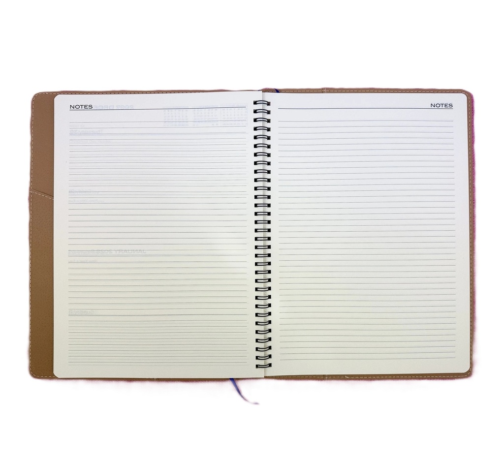 2027 Diary A4 Week-To-View (WTV) Violet