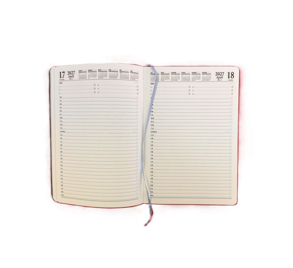 2027 Diary A5 Day-To-A-Page (DTP) Ocean