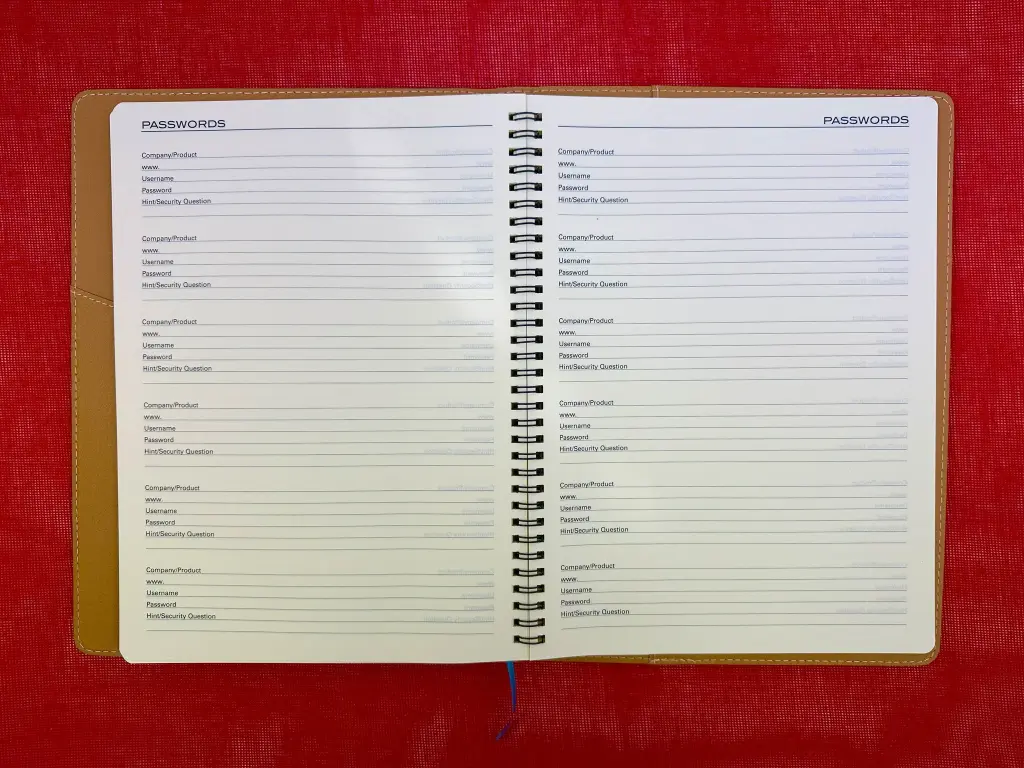 2027 Diary A4 Week-To-View (WTV) Stormy Blue