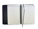 2027 Diary A5 Day-To-A-Page (DTP) Spiral Black