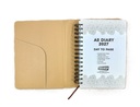2027 Diary A5 Day-To-A-Page (DTP) Spiral Chocolate
