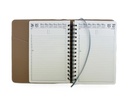 2027 Diary A5 Day-To-A-Page (DTP) Spiral Stormy Blue