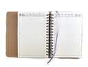 2027 Diary A5 Day-To-A-Page (DTP) Spiral Grape
