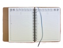 2027 Diary A4 Day-To-A-Page (DTP) Spiral Stormy Blue