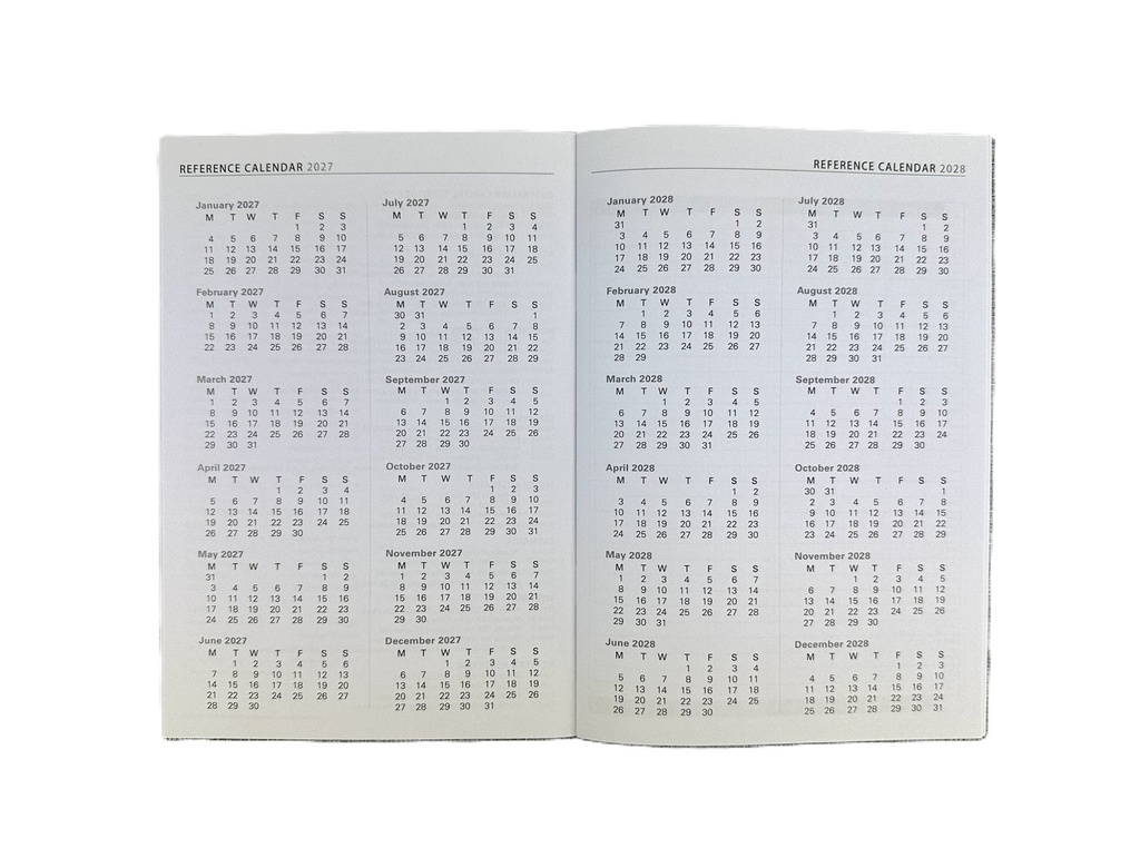 2027 Diary Planner A5 Month-To-View (MTV) Navy 