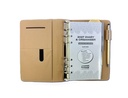 2027 Diary B6 Week-To-View (WTV) Slim Spiral Organiser with Pen - Croc Tan
