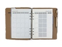 2027 Diary A5 Week-To-View (WTV) Spiral Organiser with Pen - Black 