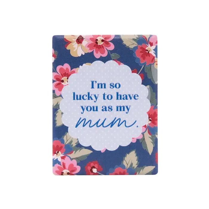 Mother's Day Ceramic Magnet - Lucky