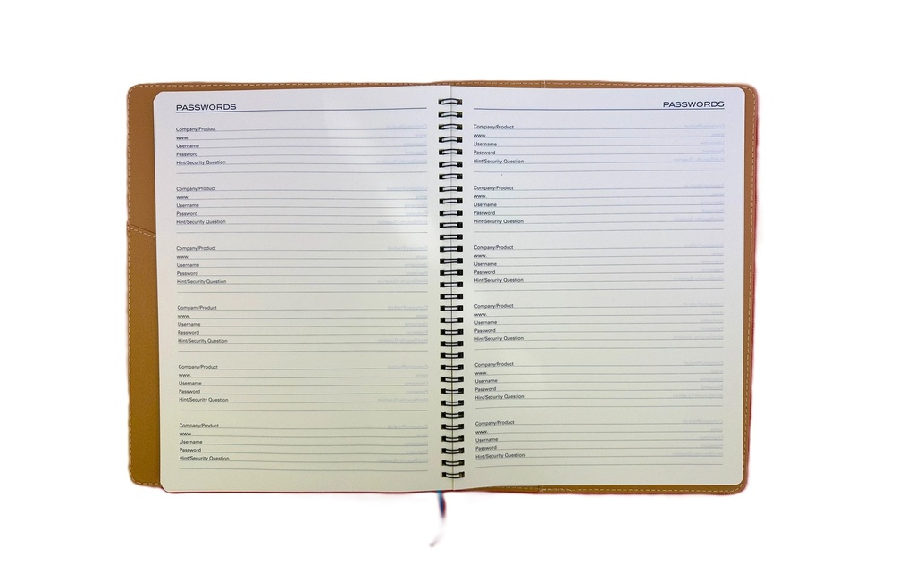2027 Diary A4 Week-To-View (WTV) Stormy Blue