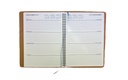 2027 Diary A4 Week-To-View (WTV) Stormy Blue