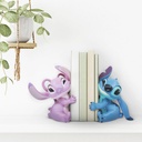Lilo & Stitch: Angel & Stitch Hugging Bookends Figurine Set - Disney Showcase Collection