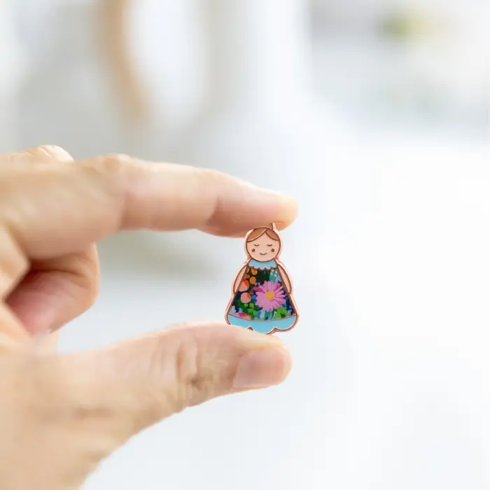 Lucky Little Ladies Keepsake Pin - Mum