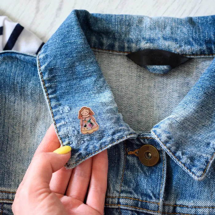 Lucky Little Ladies Keepsake Pin - Sisters