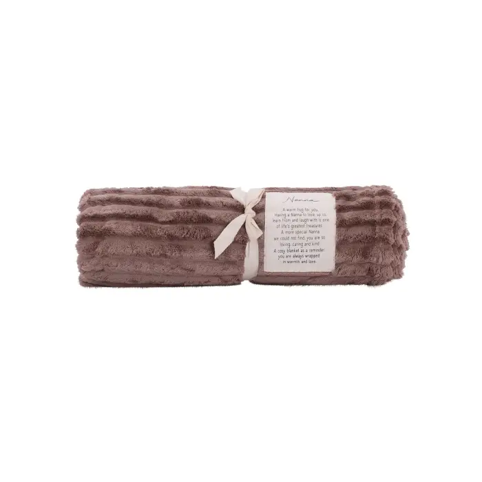 Heartfelt Ribbed Blanket Nana