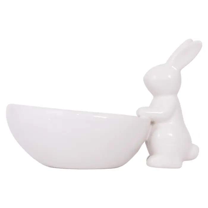 Easter Ceramic Bunny & Egg Bowl