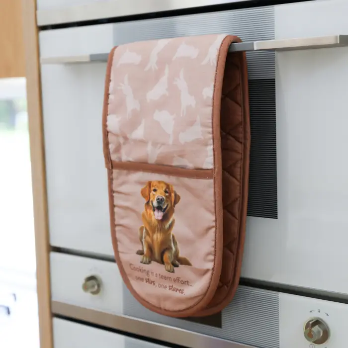 Cook's Companion Golden Retriever Oven Mitt