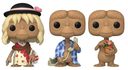 E.T. the Extra-Terrestrial - E.T. in Disguise, in Robe & with Flowers Funko Pop! Vinyl Figure 3-Pack
