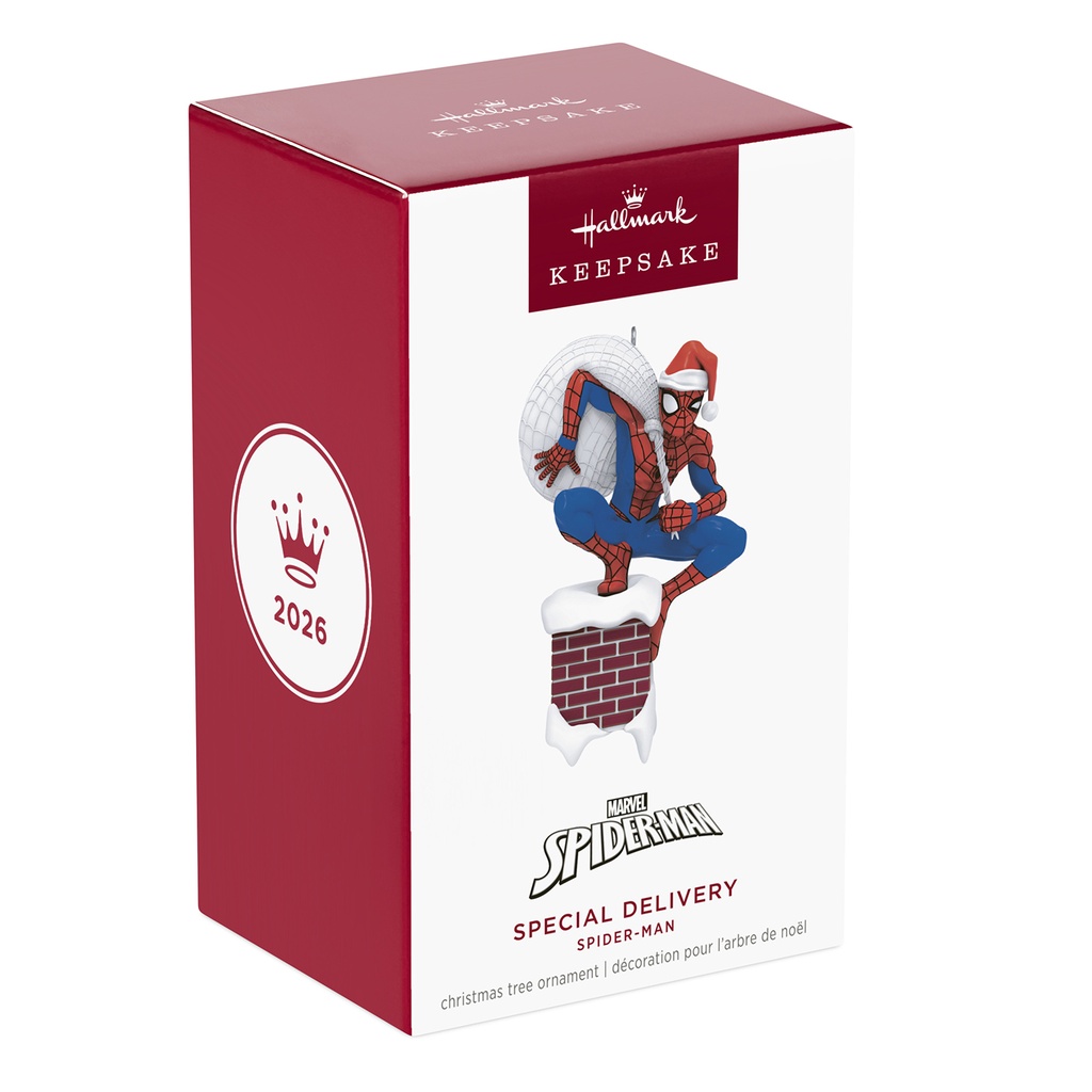 Marvel Spider-Man Special Delivery - 2026 Hallmark Keepsake Christmas Ornament