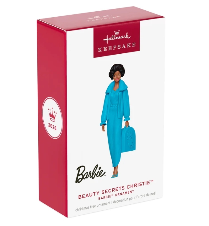 Barbie Beauty Secrets Christie - 2026 Hallmark Keepsake Christmas Ornament
