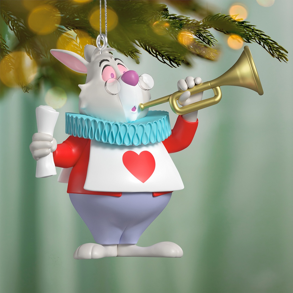Alice in Wonderland 75th Anniversary The White Rabbit - 2026 Hallmark Keepsake Christmas Ornament