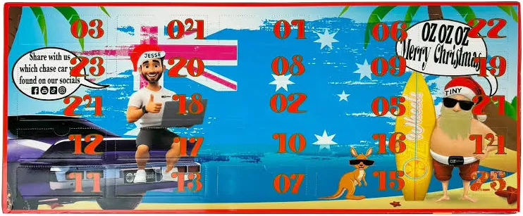 1:64 Scale Oz Wheels Advent Calendar