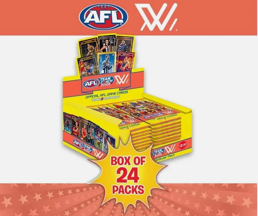 2026 AFLW TeamCoach Footy Cards Sealed Booster Box