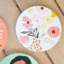 Billie White Vase Ceramic Coaster