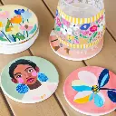 Billie Girl Ceramic Coaster